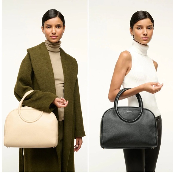 NWT Staud Maude Bowlder Bag - Oat - Picture 6 of 6